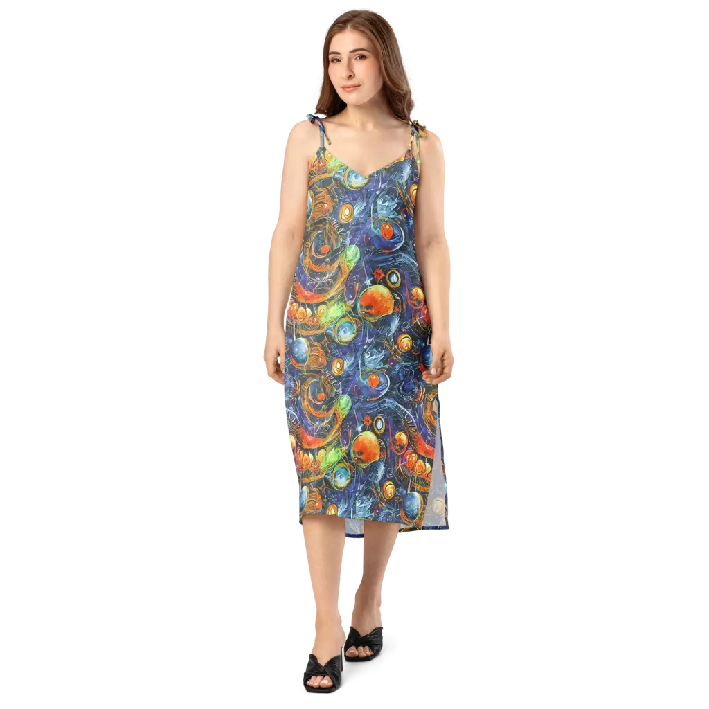 Bluefire Abyss on Slip Dress — Front