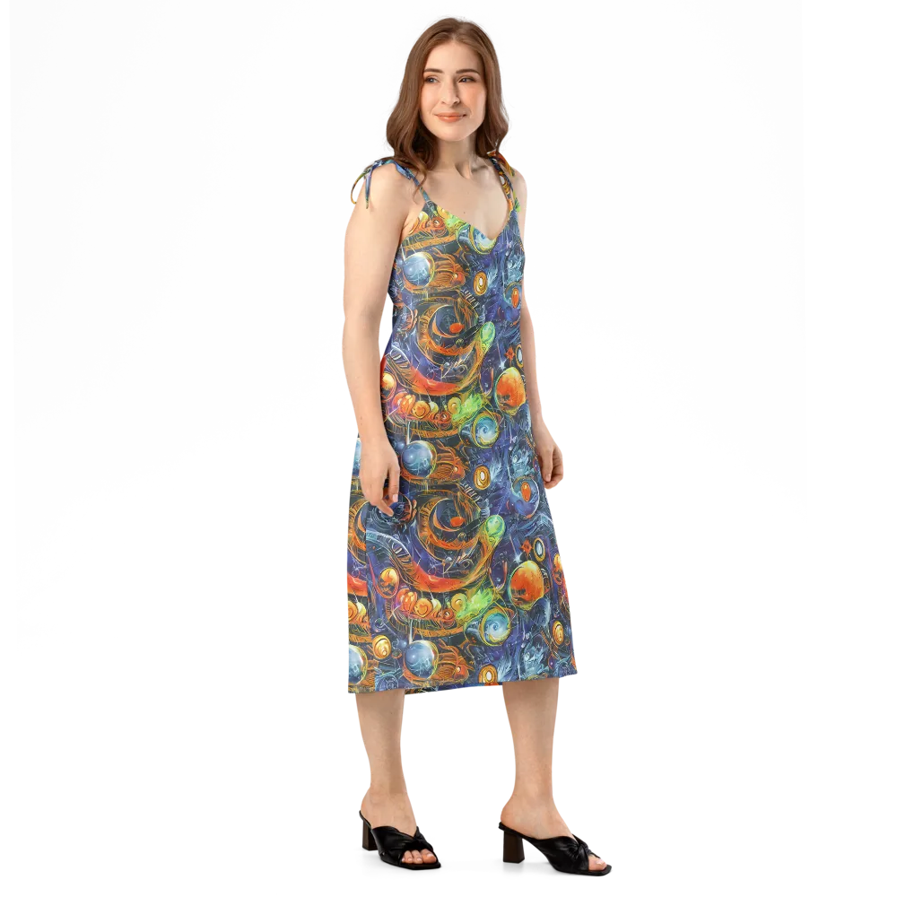 Bluefire Abyss on Slip Dress — Right Front