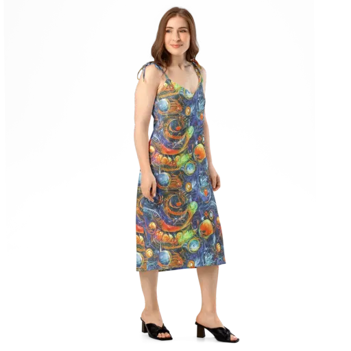 Bluefire Abyss on a Slip Dress