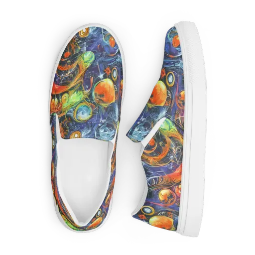 Bluefire Abyss on a Men's Slip-On Canvas Shoes