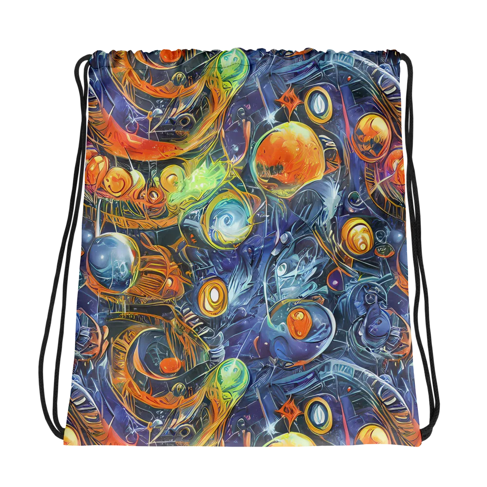 Bluefire Abyss on Drawstring Bag — Photo