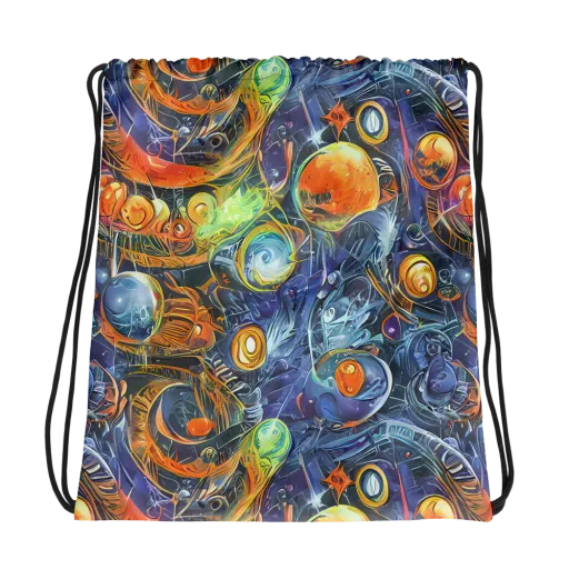 Bluefire Abyss on a Drawstring Bag