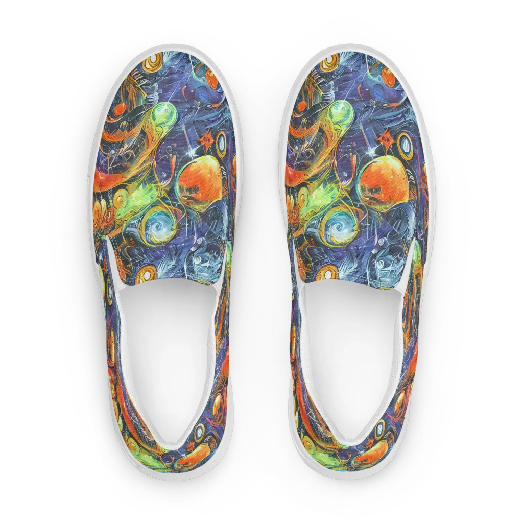 Bluefire Abyss on Women's Slip-On Canvas Shoes — Front