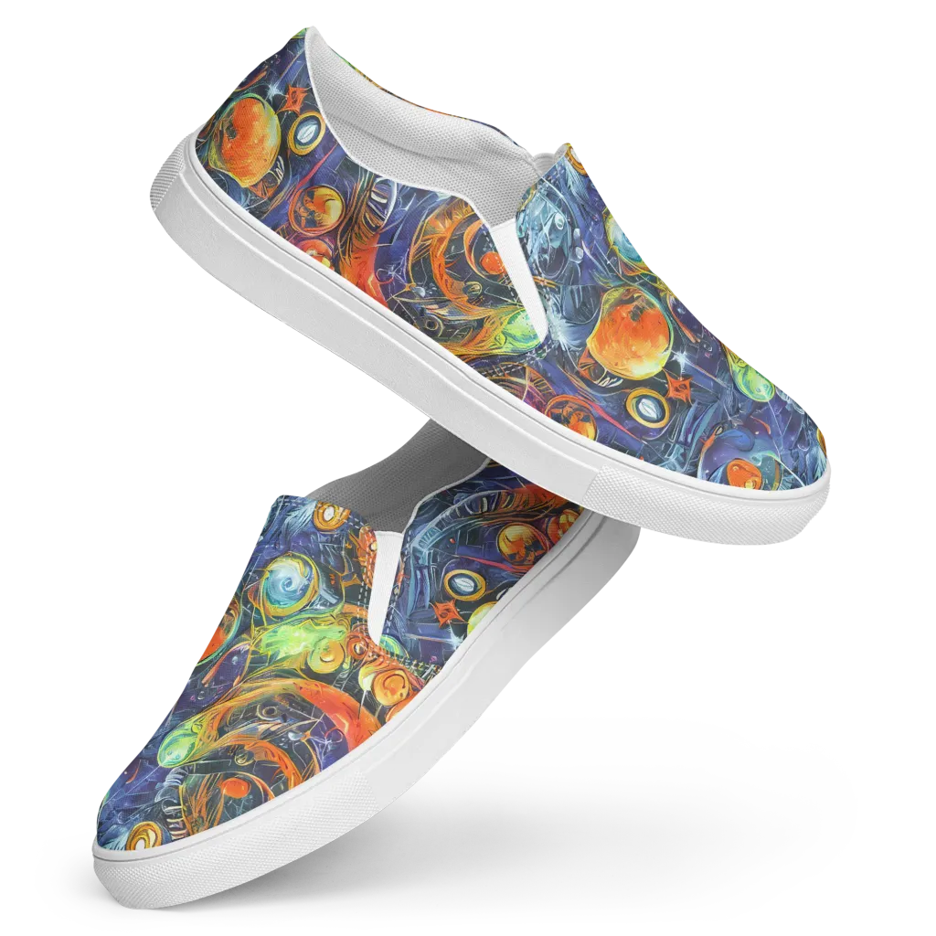 Bluefire Abyss on Women's Slip-On Canvas Shoes — Front