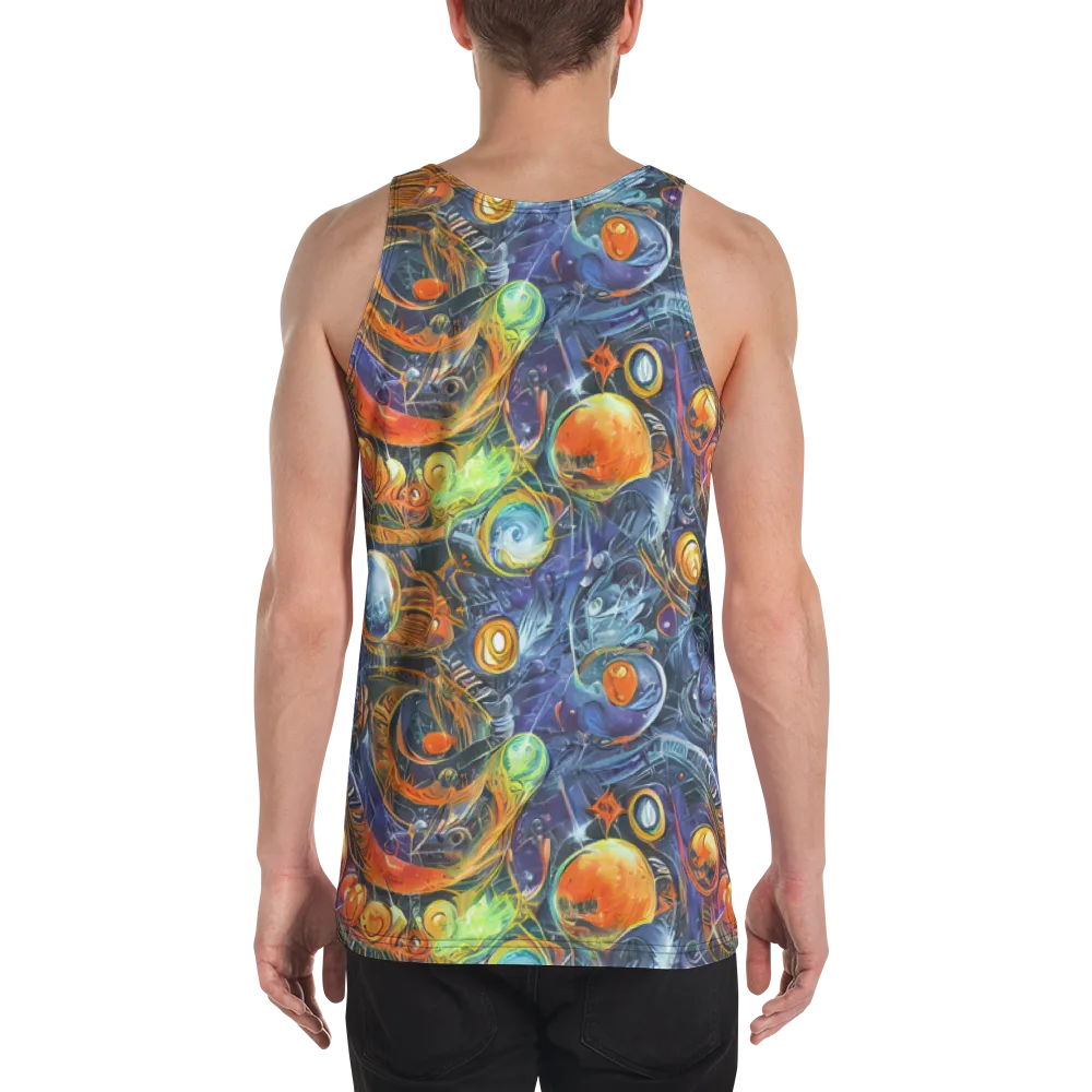 Bluefire Abyss on Men's Tank Top — Back