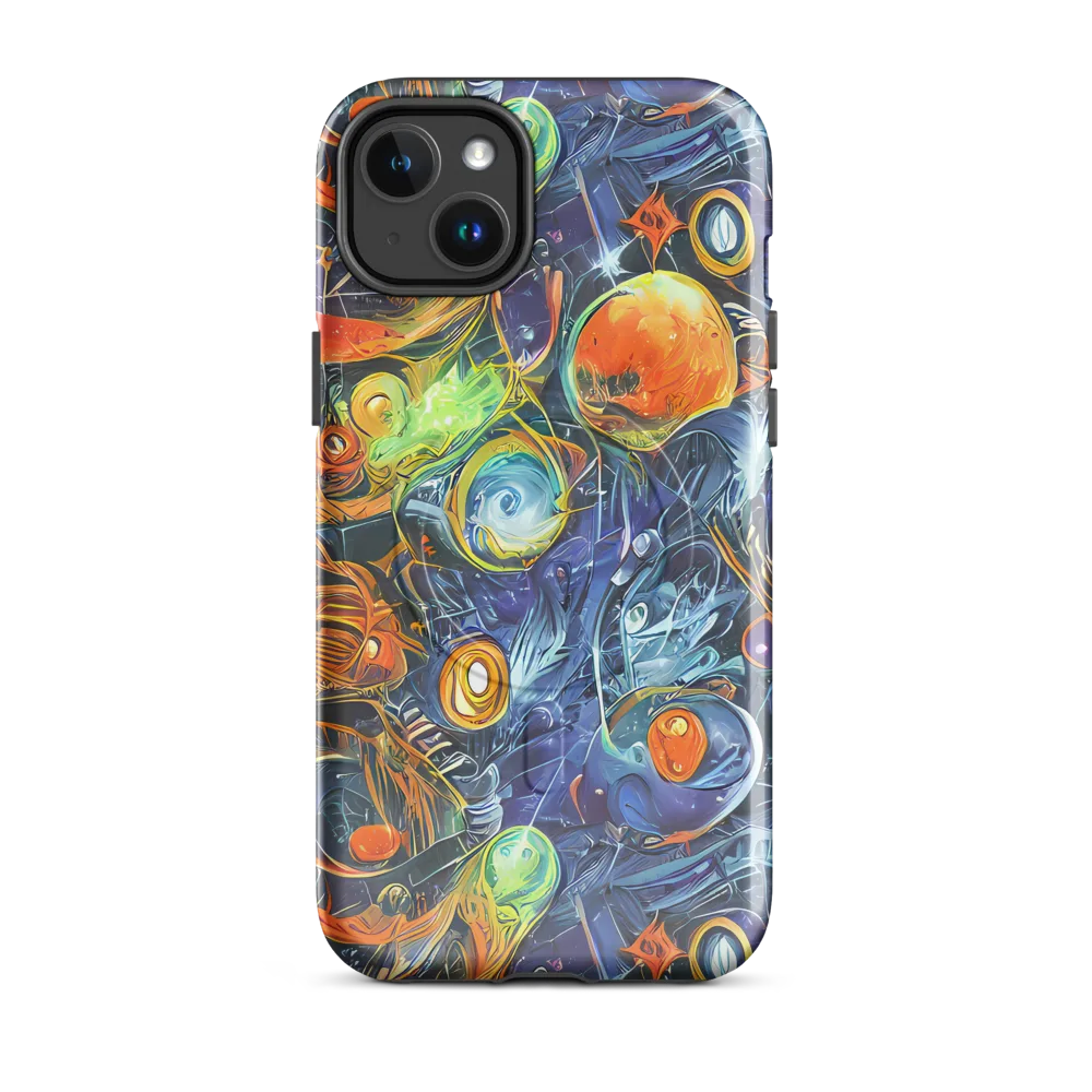 Bluefire Abyss on MagSafe Tough Case for iPhone® — Front