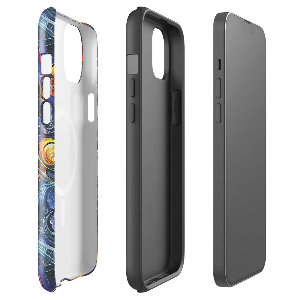 Bluefire Abyss on MagSafe Tough Case for iPhone® — Front