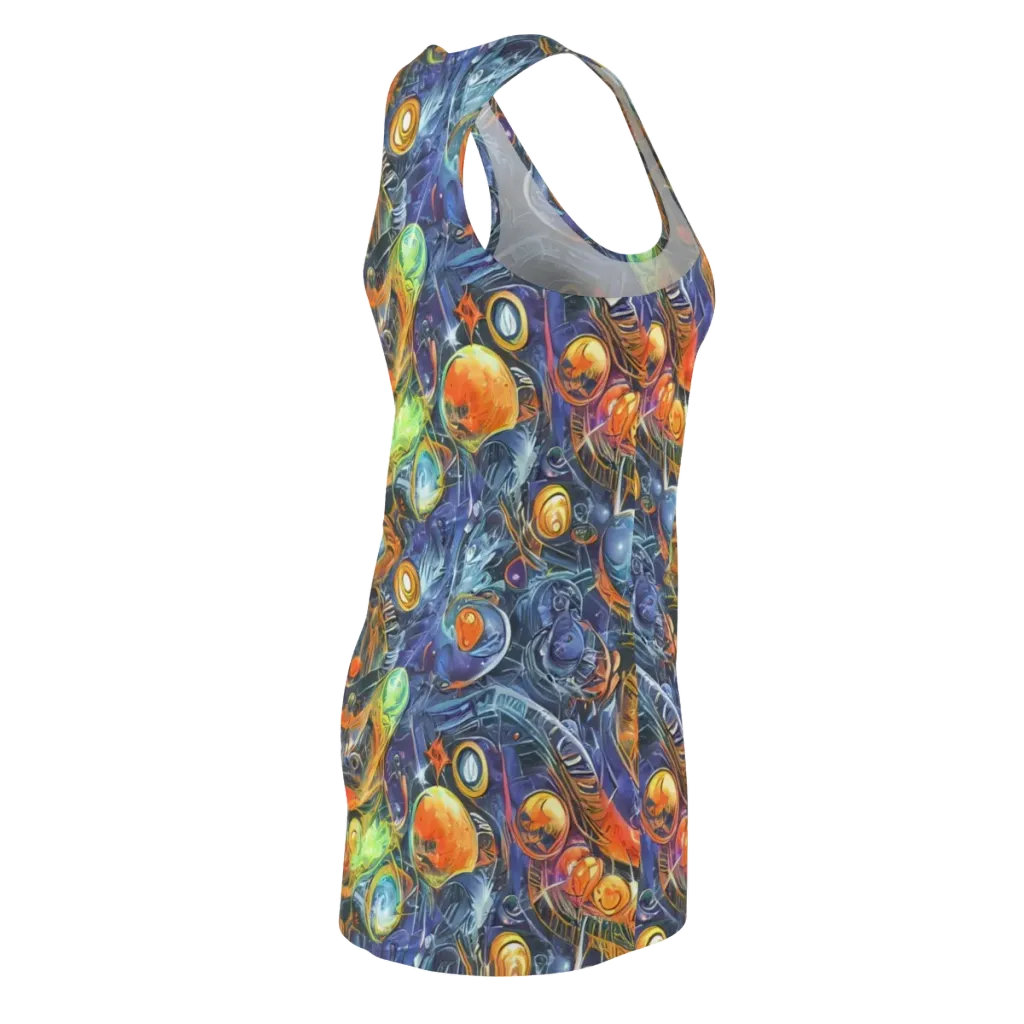 Bluefire Abyss on Racerback Dress — Back Side