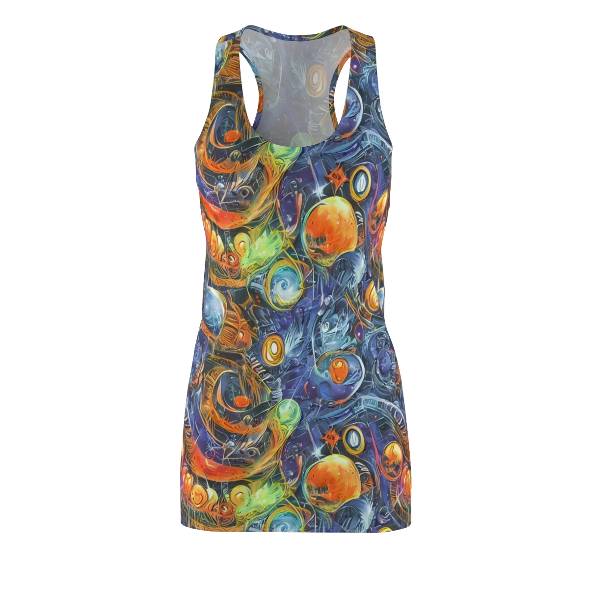 Bluefire Abyss on Racerback Dress — Front