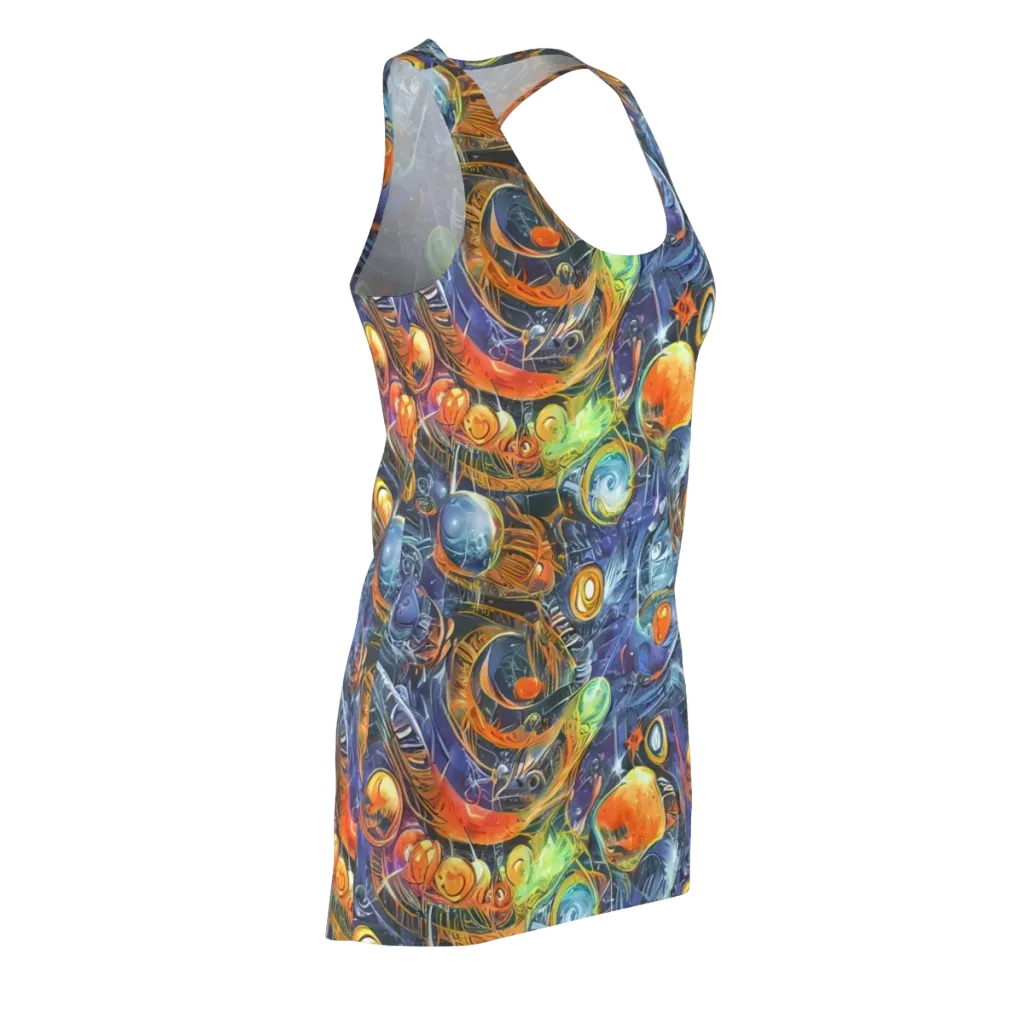 Bluefire Abyss on Racerback Dress — Front Side