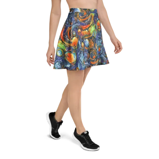 Bluefire Abyss on a Skater Skirt