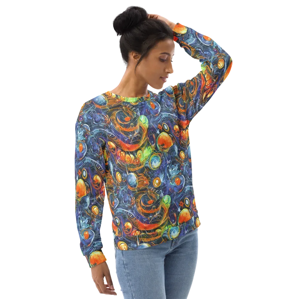 Bluefire Abyss on Sweatshirt — Right Front