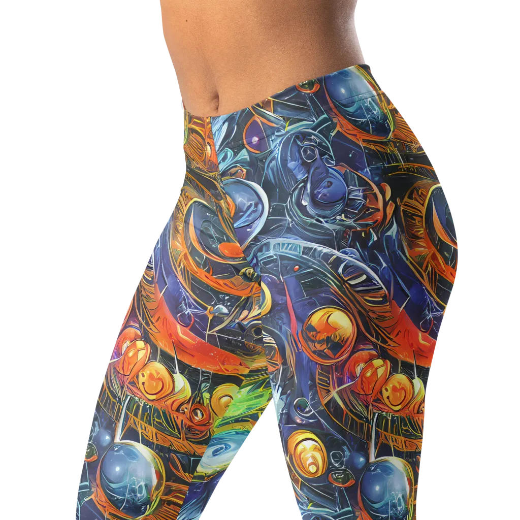 Bluefire Abyss on Leggings — Left Front