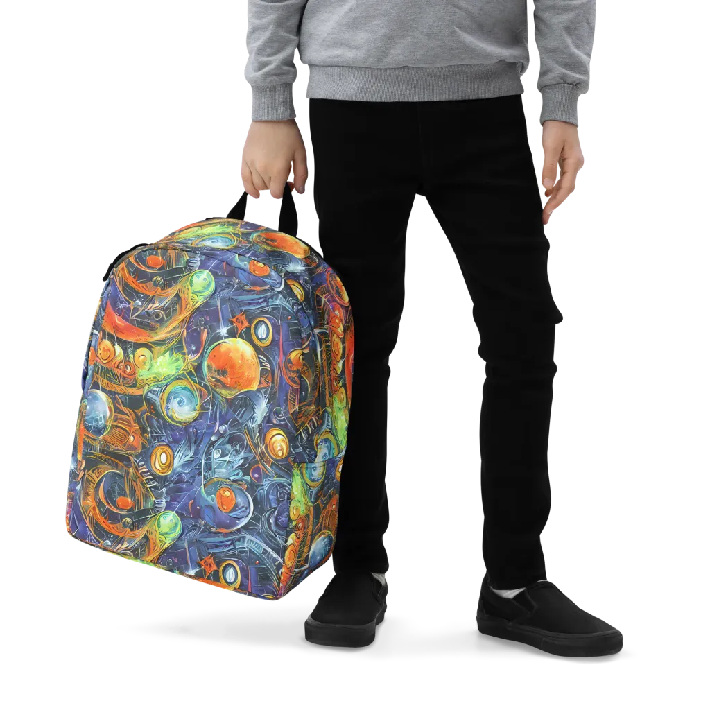 Bluefire Abyss on Minimalist Backpack — Zoomed-in