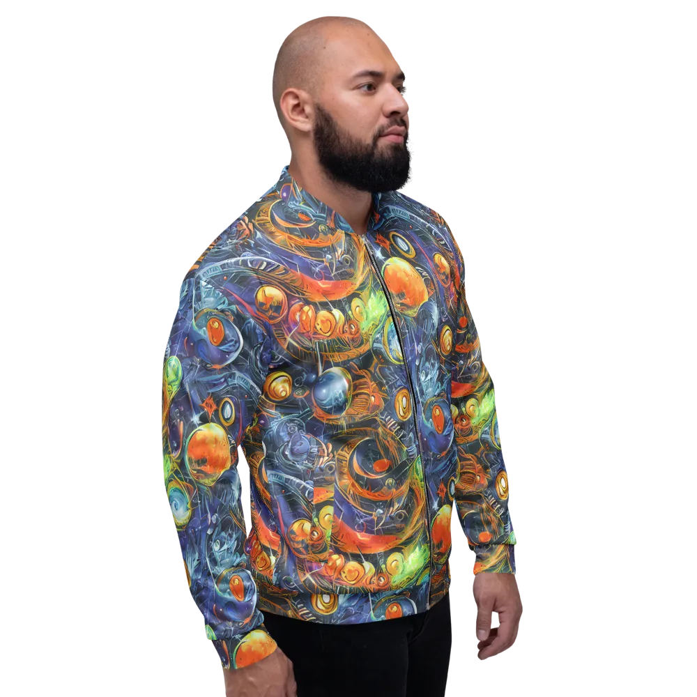 Bluefire Abyss on Bomber Jacket — Right