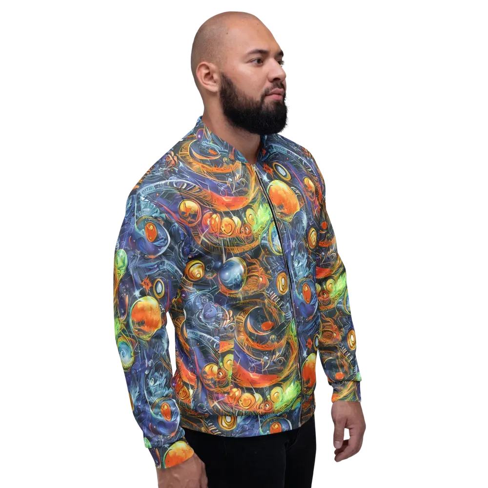 Bluefire Abyss on Bomber Jacket — Right