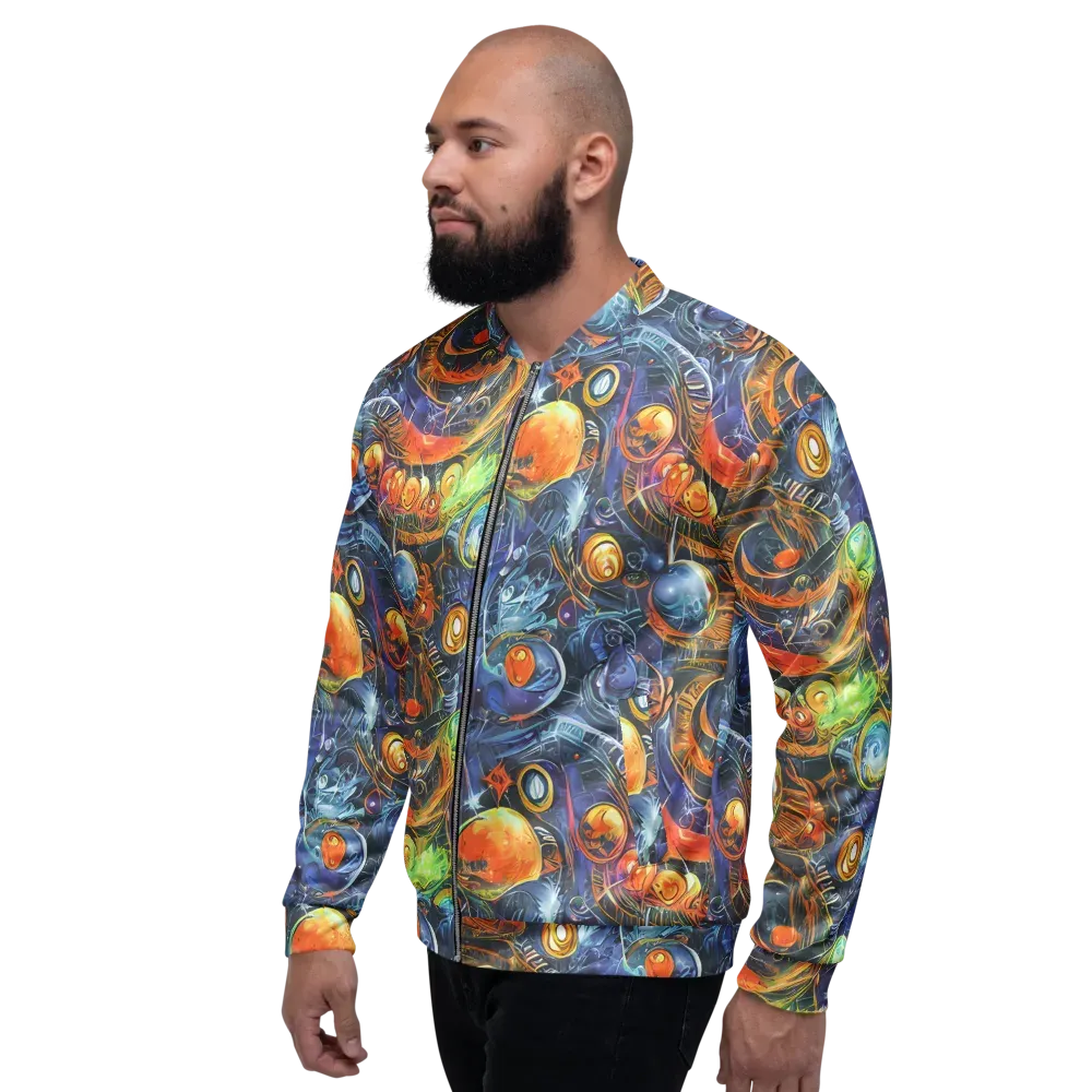 Bluefire Abyss on Bomber Jacket — Left