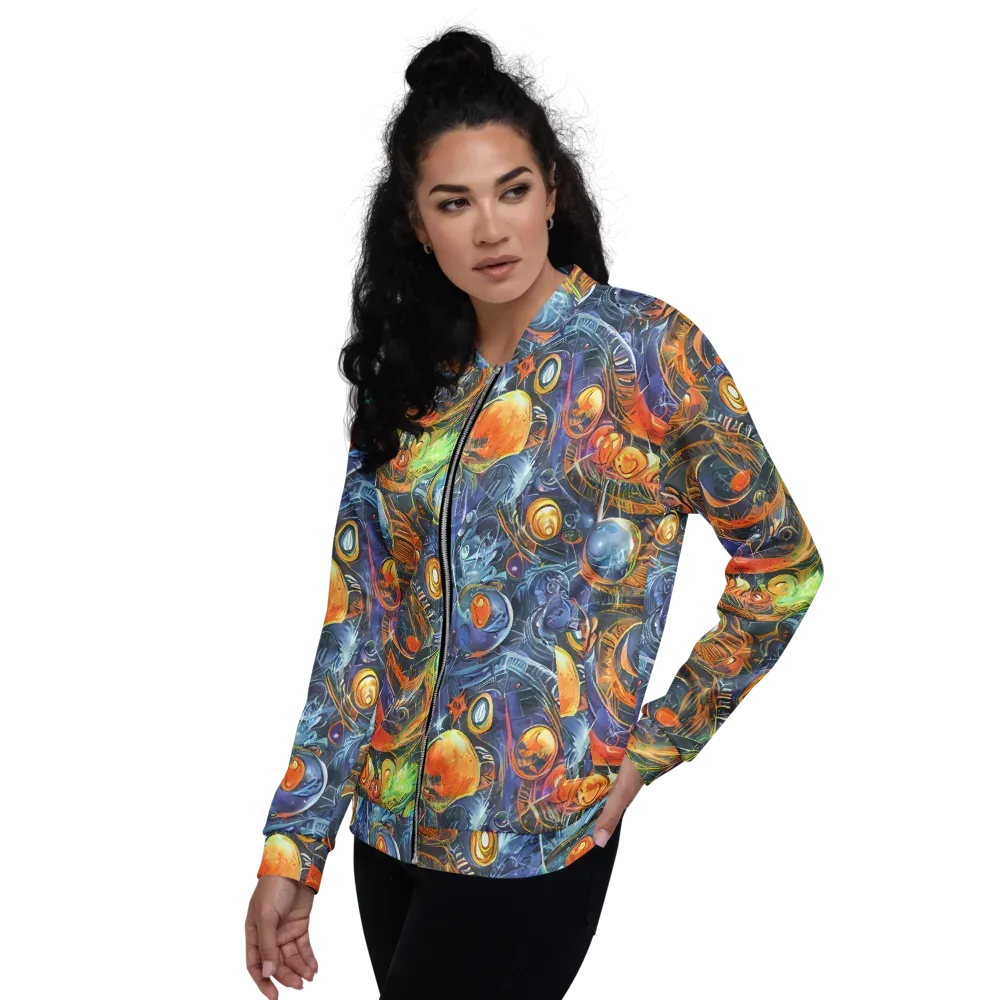 Bluefire Abyss on Bomber Jacket — Left