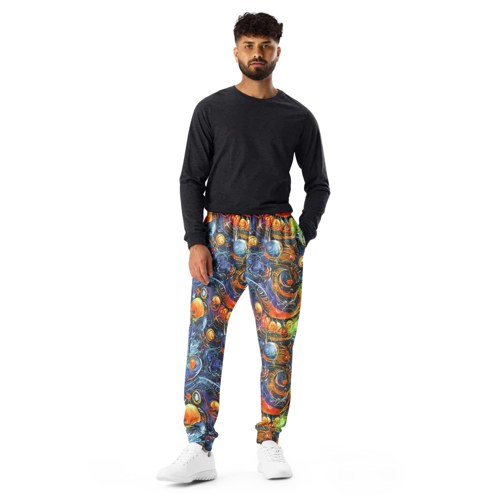 Bluefire Abyss on Men's Joggers — Front