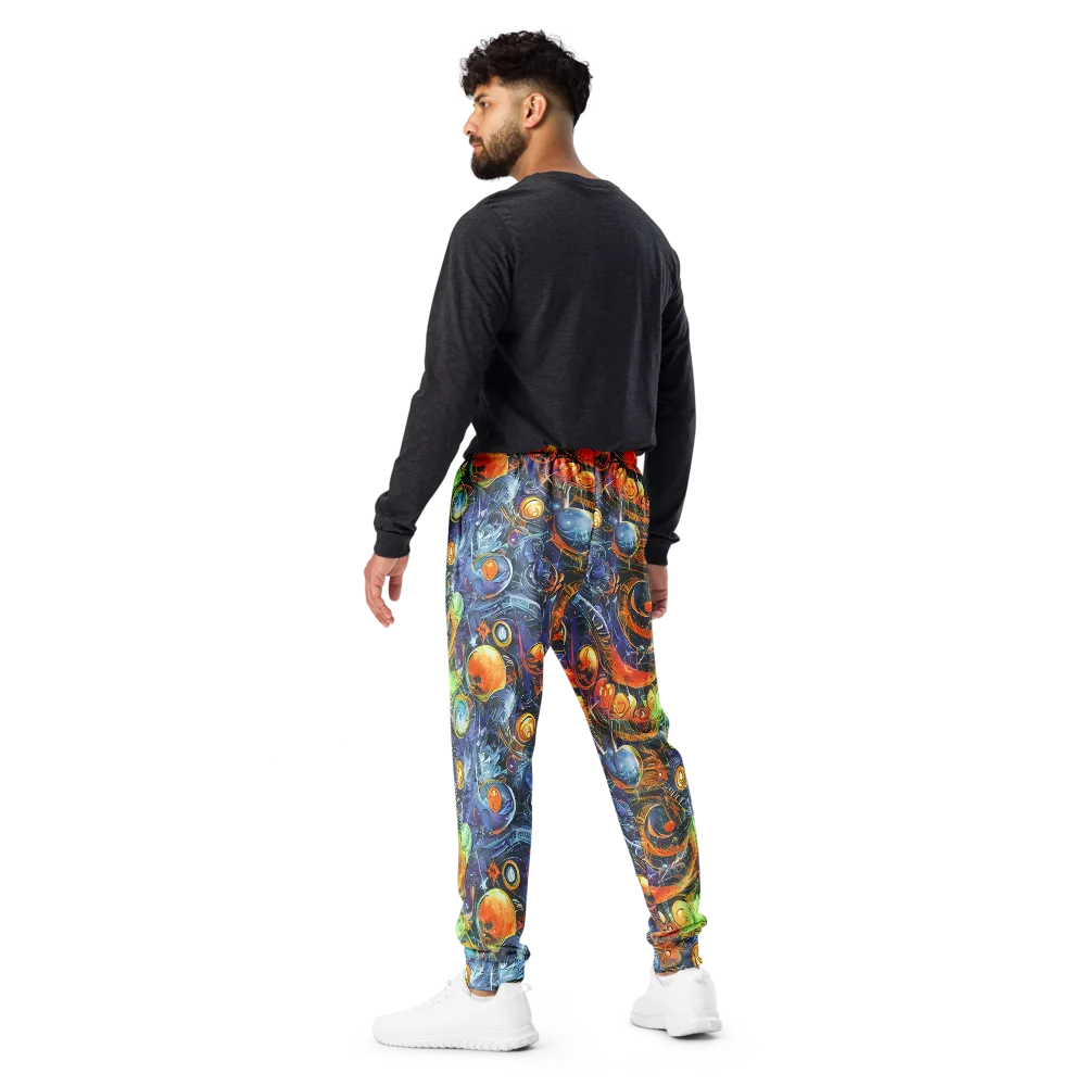 Bluefire Abyss on Men's Joggers — Back