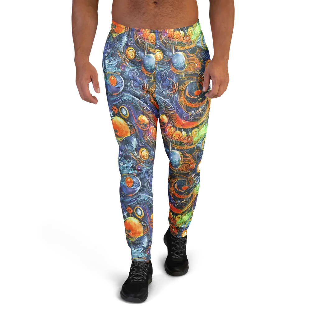 Bluefire Abyss on Men's Joggers — Front