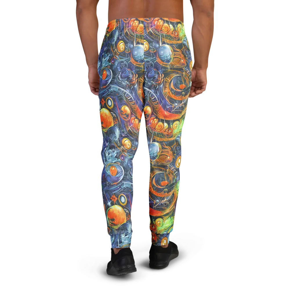 Bluefire Abyss on Men's Joggers — Back