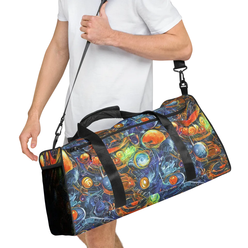 Bluefire Abyss on Duffle Bag — Right Front