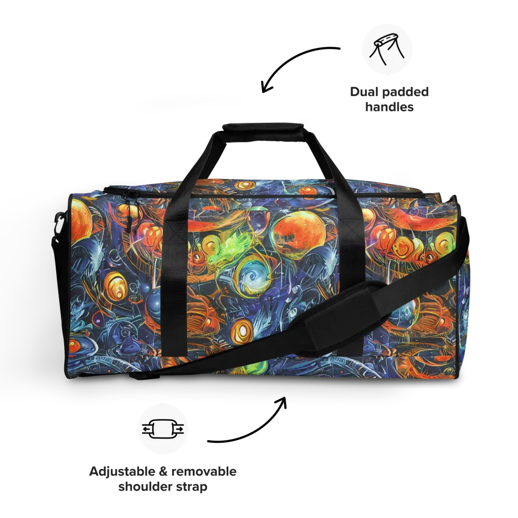 Bluefire Abyss on Duffle Bag — Front