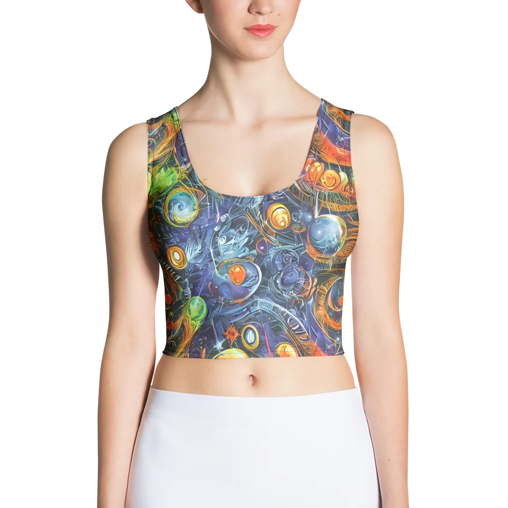 Bluefire Abyss on Crop Top — Front