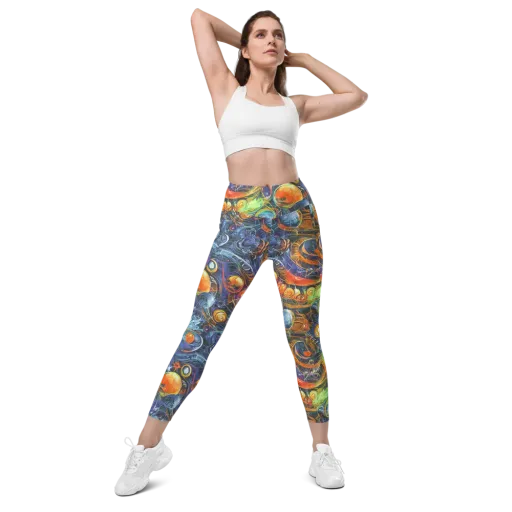 Bluefire Abyss on a Leggings with Pockets
