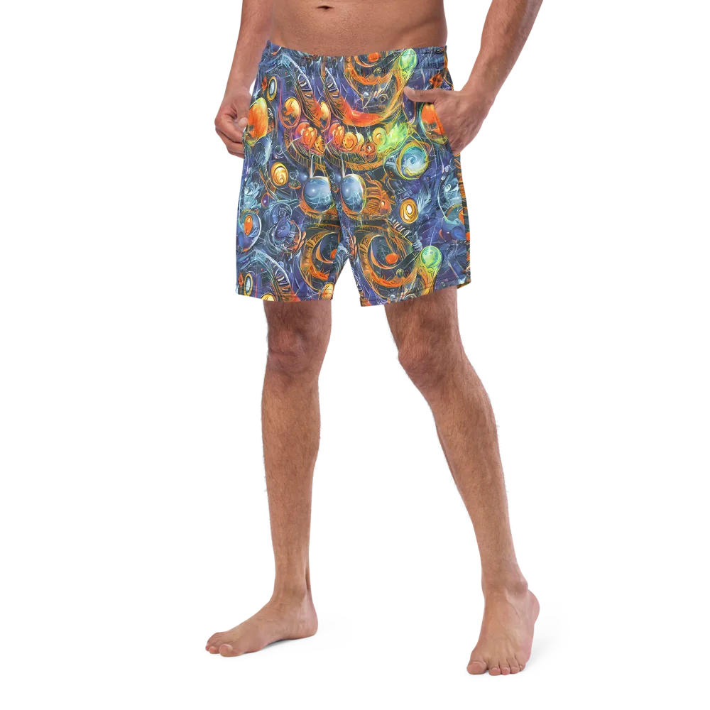 Bluefire Abyss on Swim Trunks — Left Front