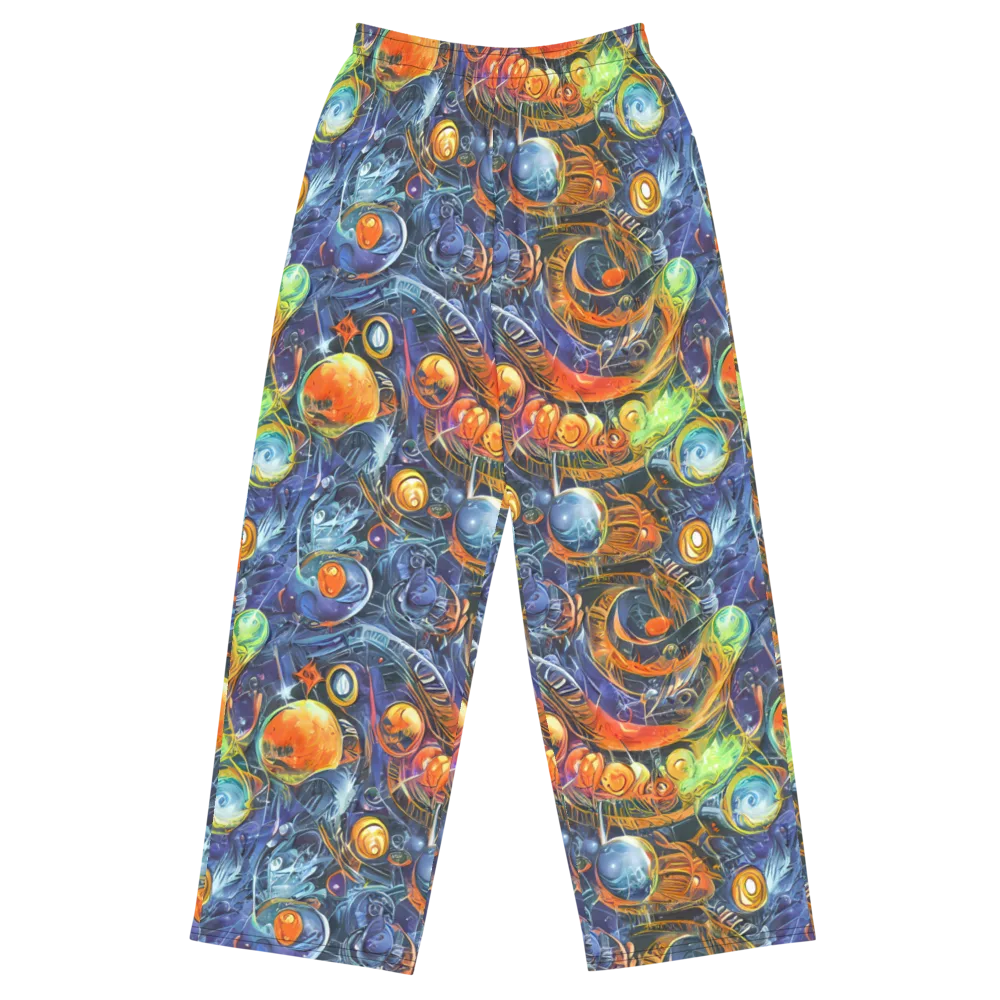 Bluefire Abyss on Wide-Leg Pants — Front