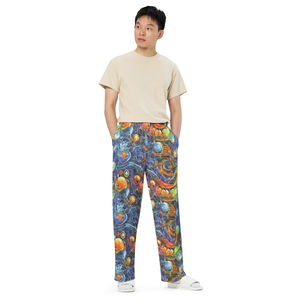 Bluefire Abyss on Wide-Leg Pants — Front