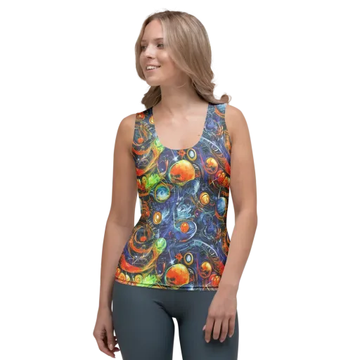 Bluefire Abyss on a Women's Tank Top