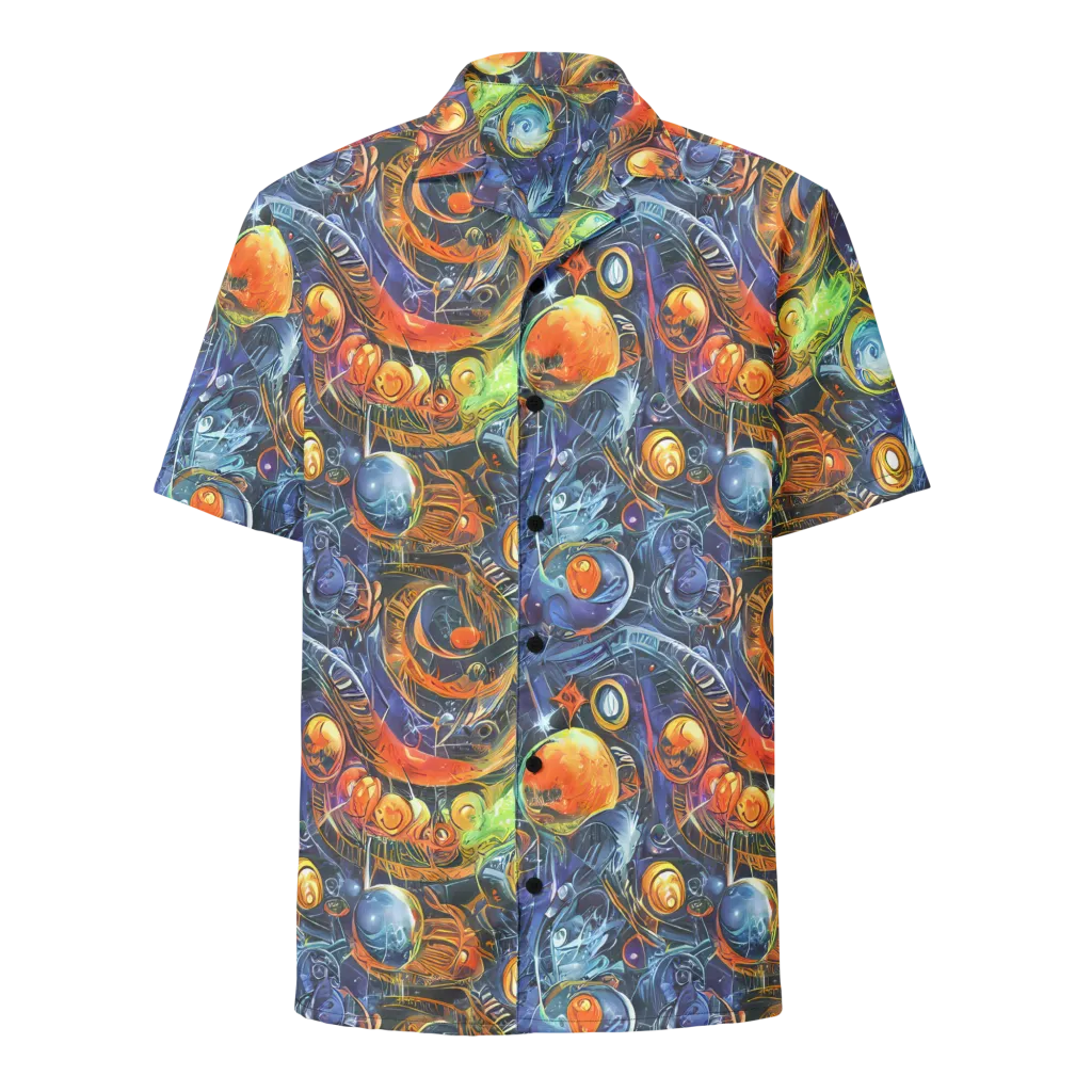 Bluefire Abyss on Button Shirt — Front