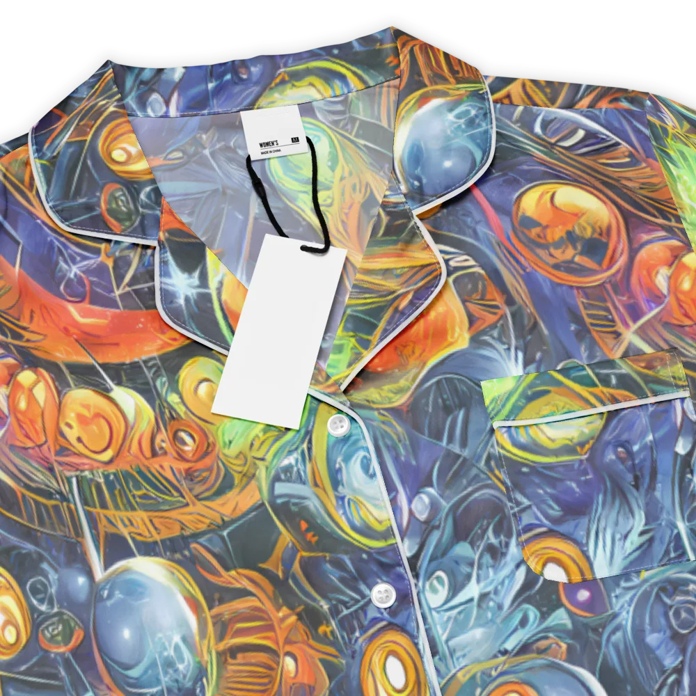 Bluefire Abyss on Women's Short Sleeve Pajama Top — Product details