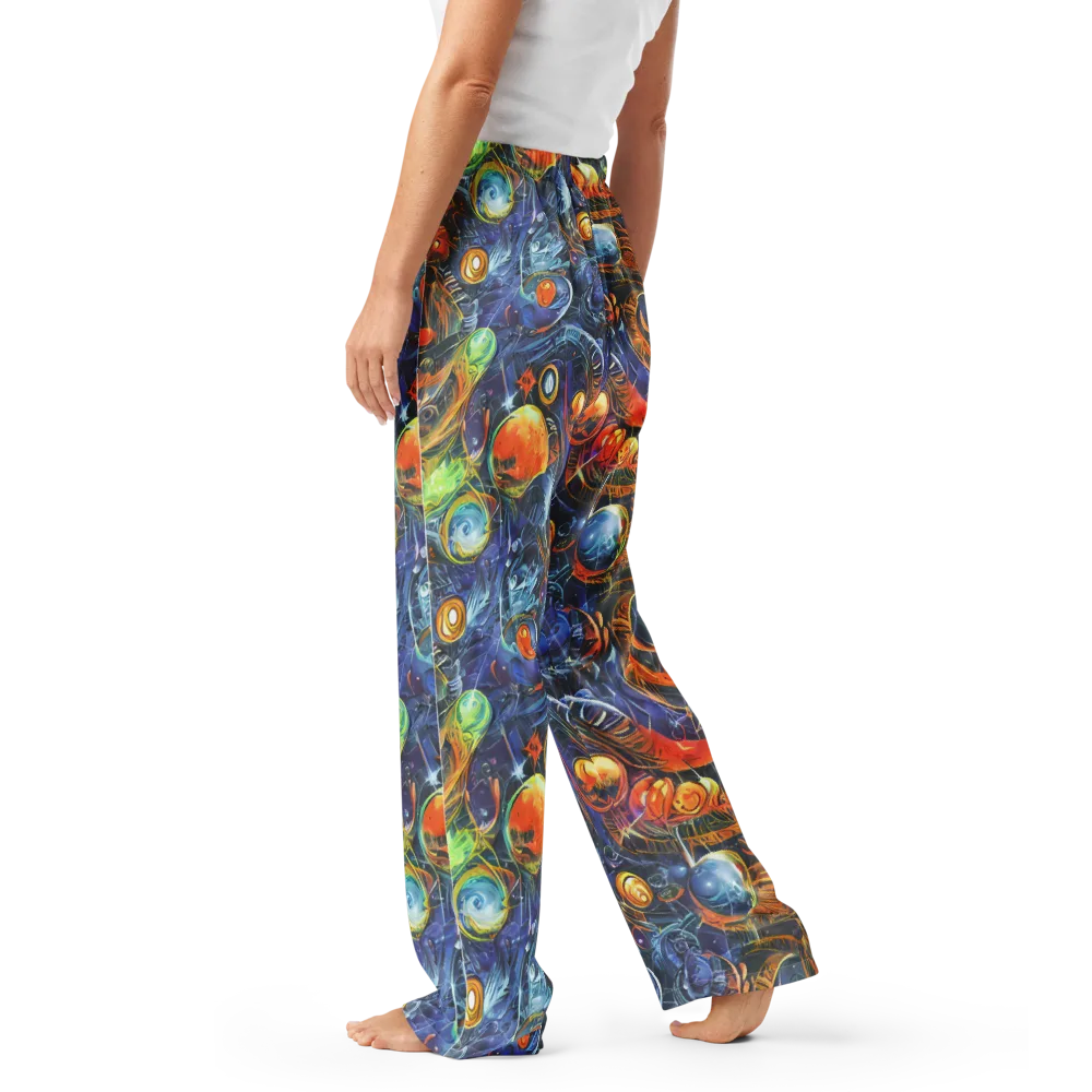 Bluefire Abyss on Women's Pajama Pants — Left
