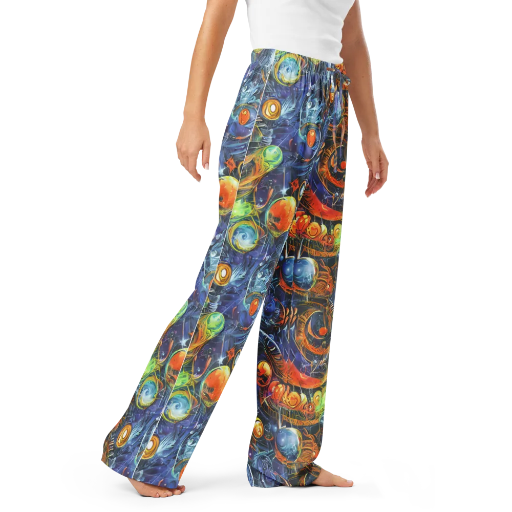 Bluefire Abyss on Women's Pajama Pants — Right Front