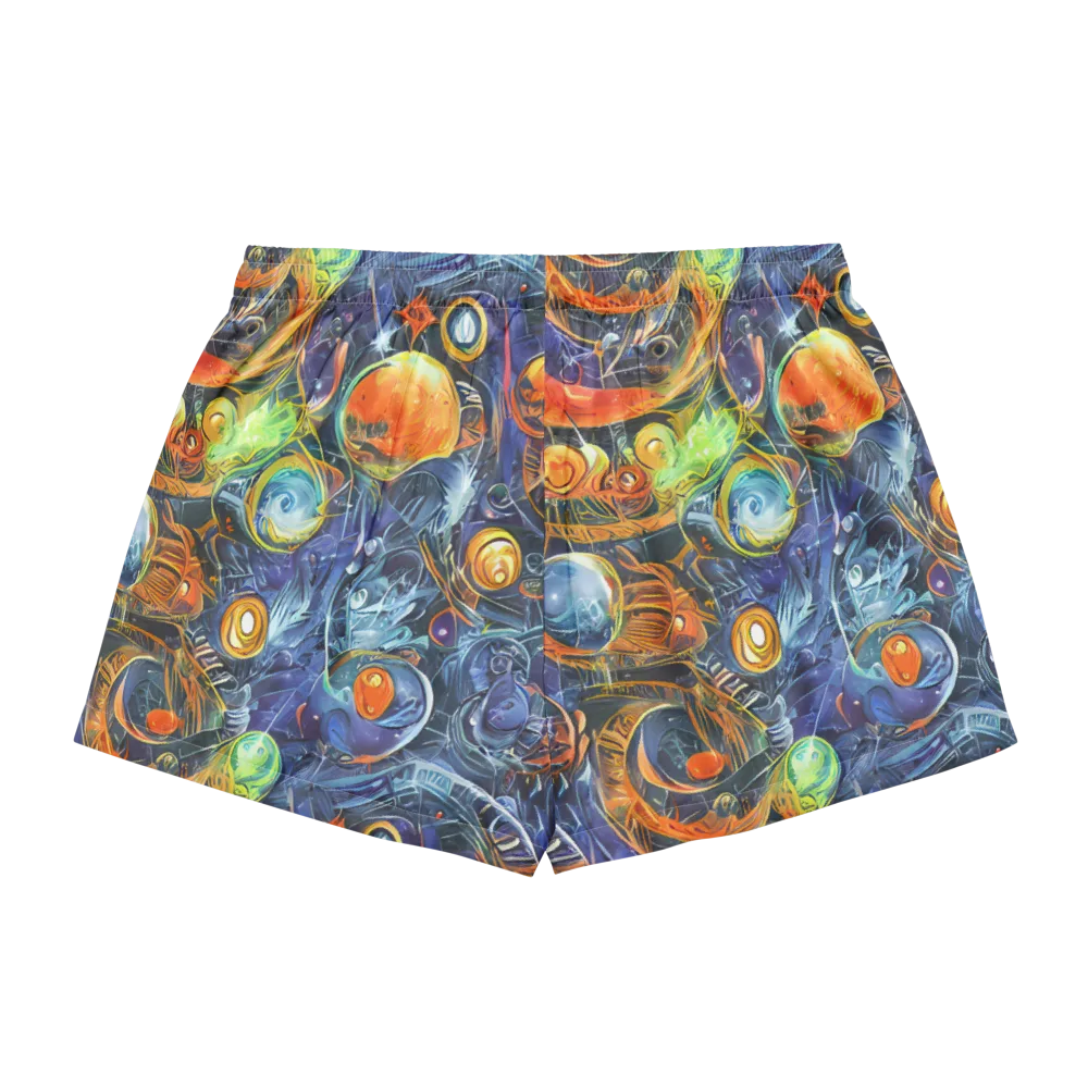 Bluefire Abyss on Women's Pajama Shorts — Back