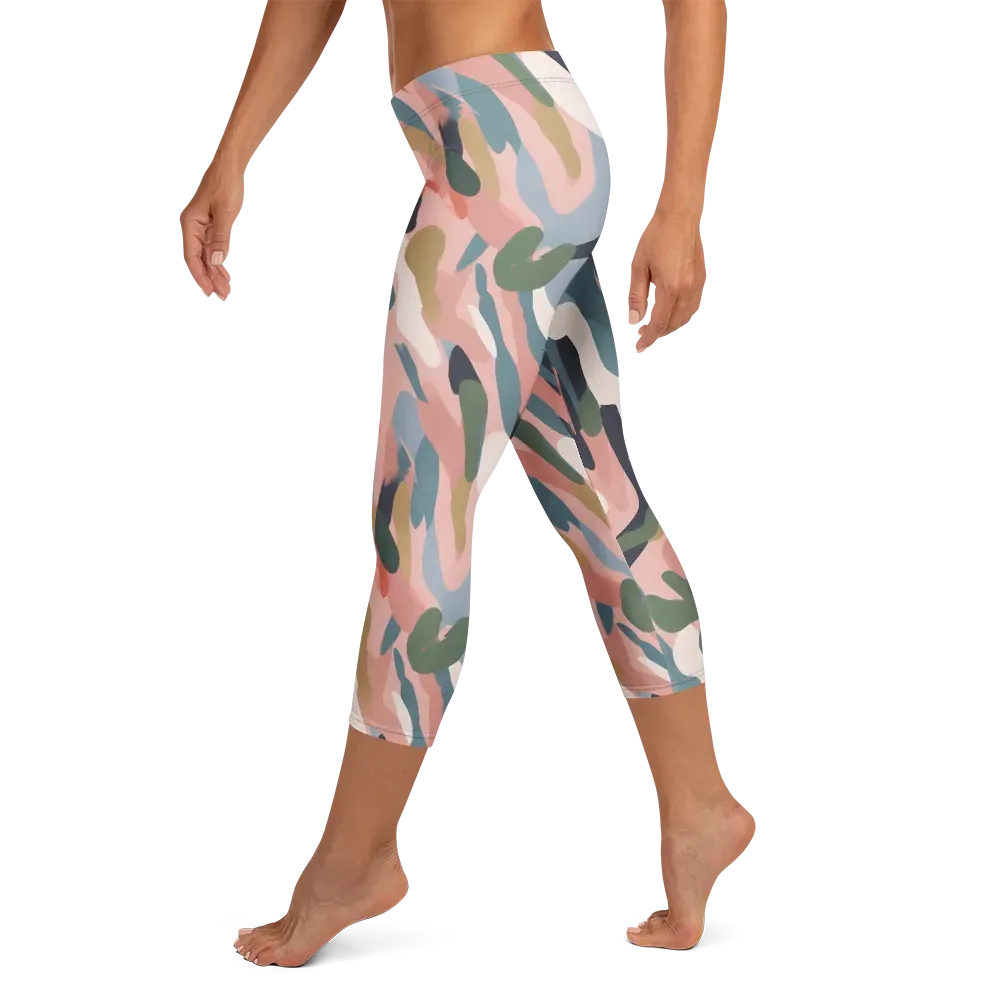 Blush Current on Capri Leggings — Left