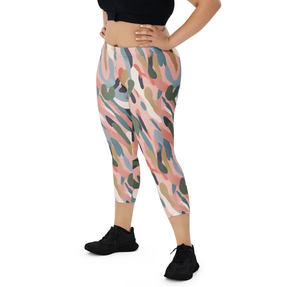 Blush Current on Capri Leggings — Front