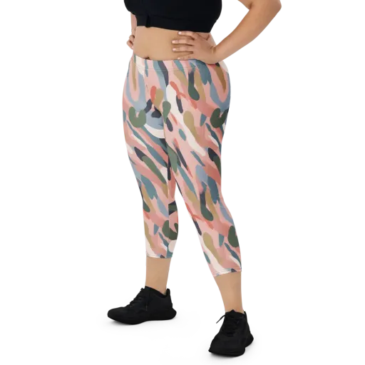Blush Current on a Capri Leggings