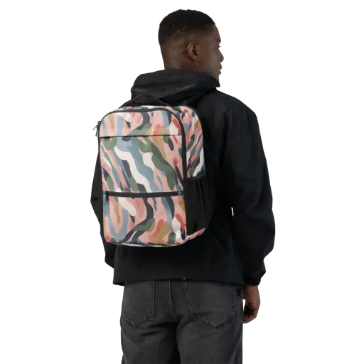 Blush Current on a Utility Backpack
