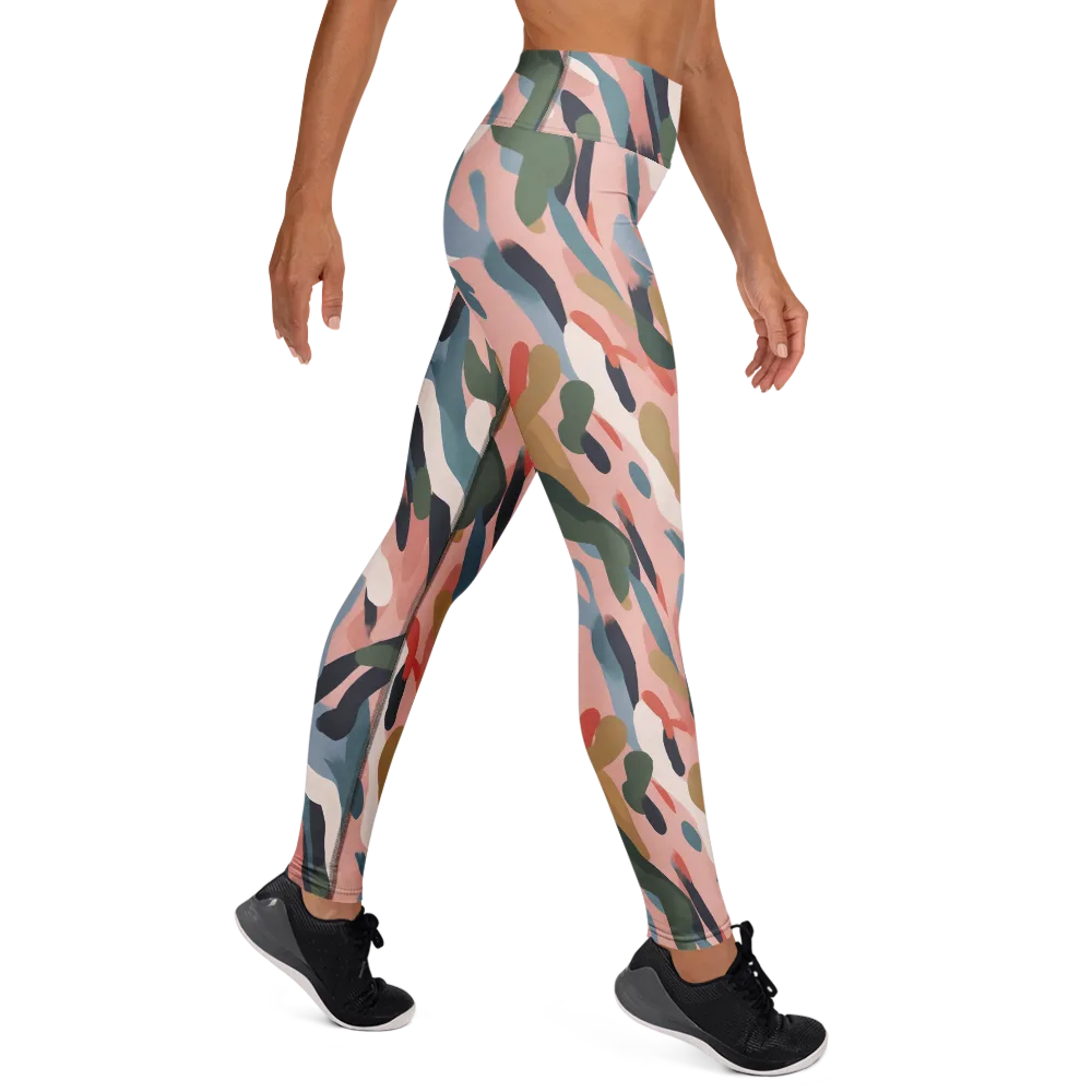 Blush Current on Yoga Leggings — Right