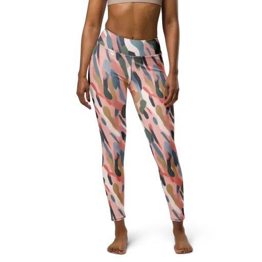 Blush Current on a Yoga Leggings