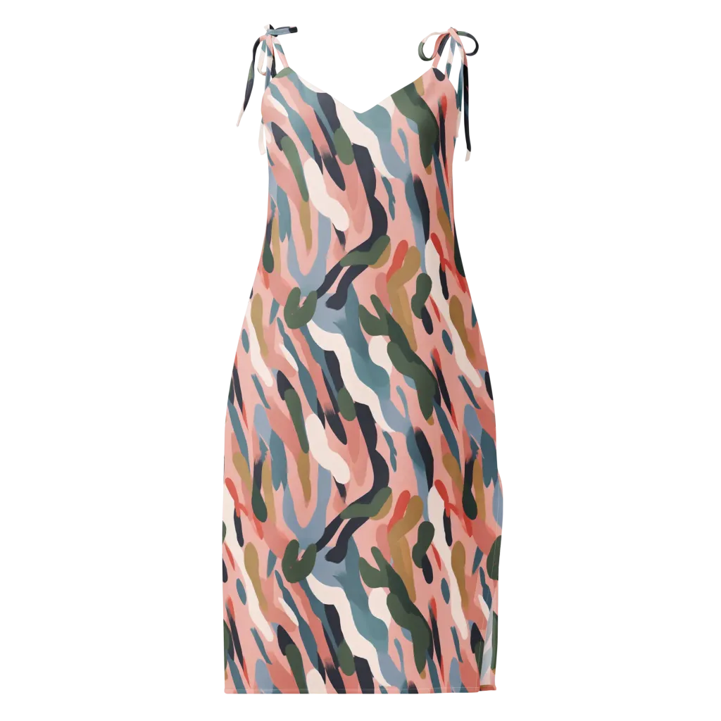 Blush Current on Slip Dress — Front