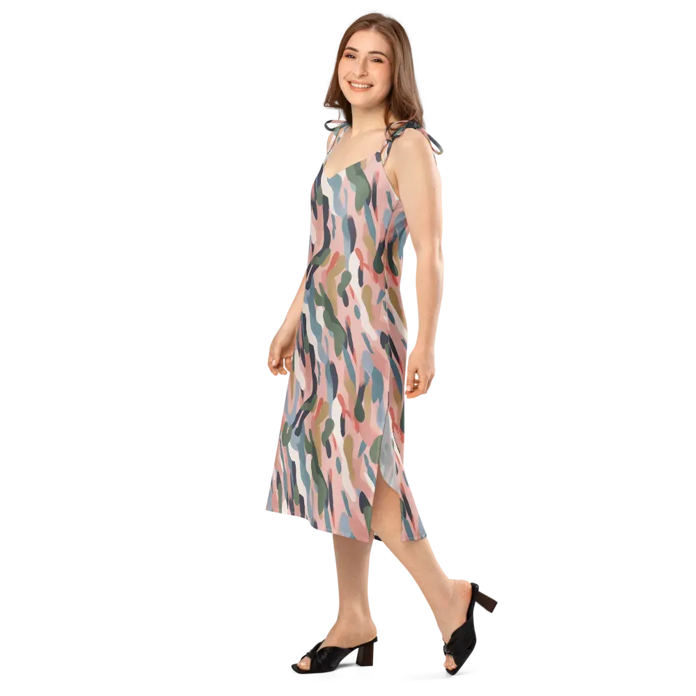 Blush Current on Slip Dress — Left Front
