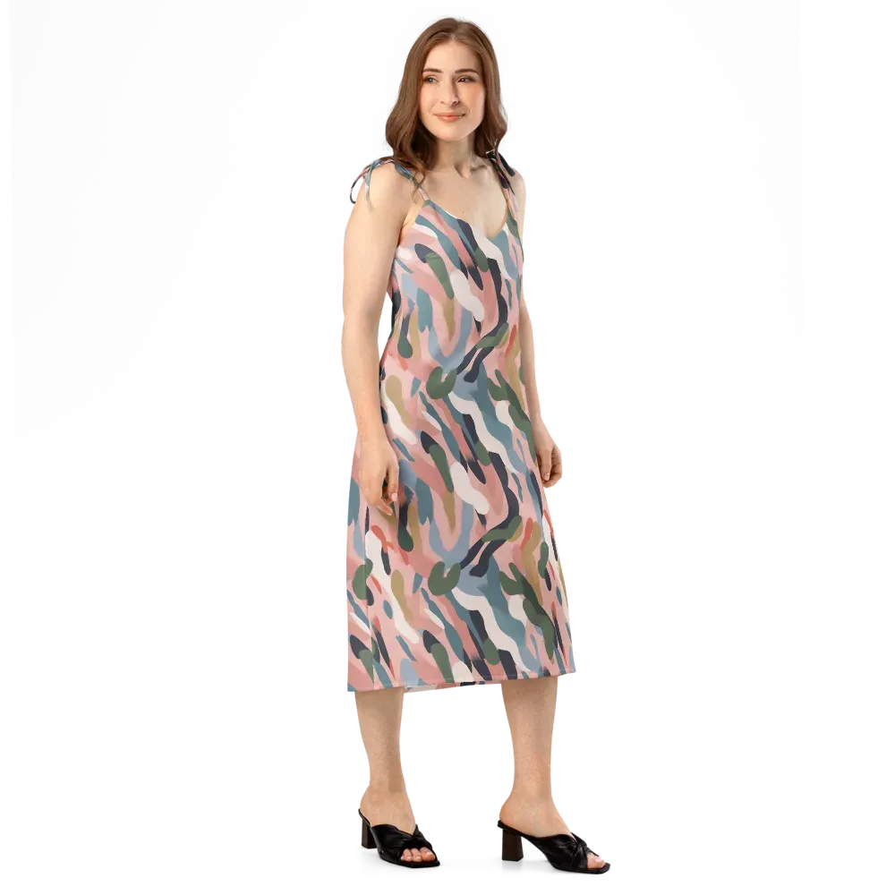 Blush Current on Slip Dress — Right Front