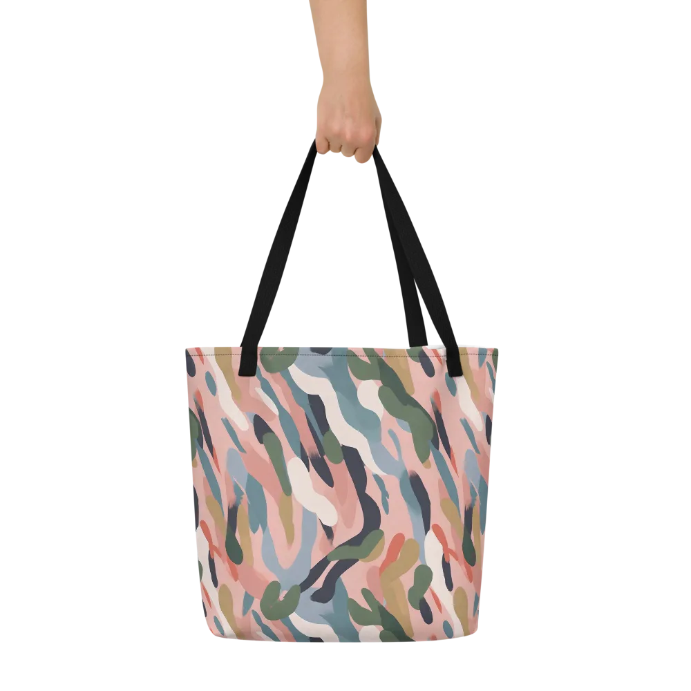 Blush Current on Large Tote Bag W/ Pocket — Front