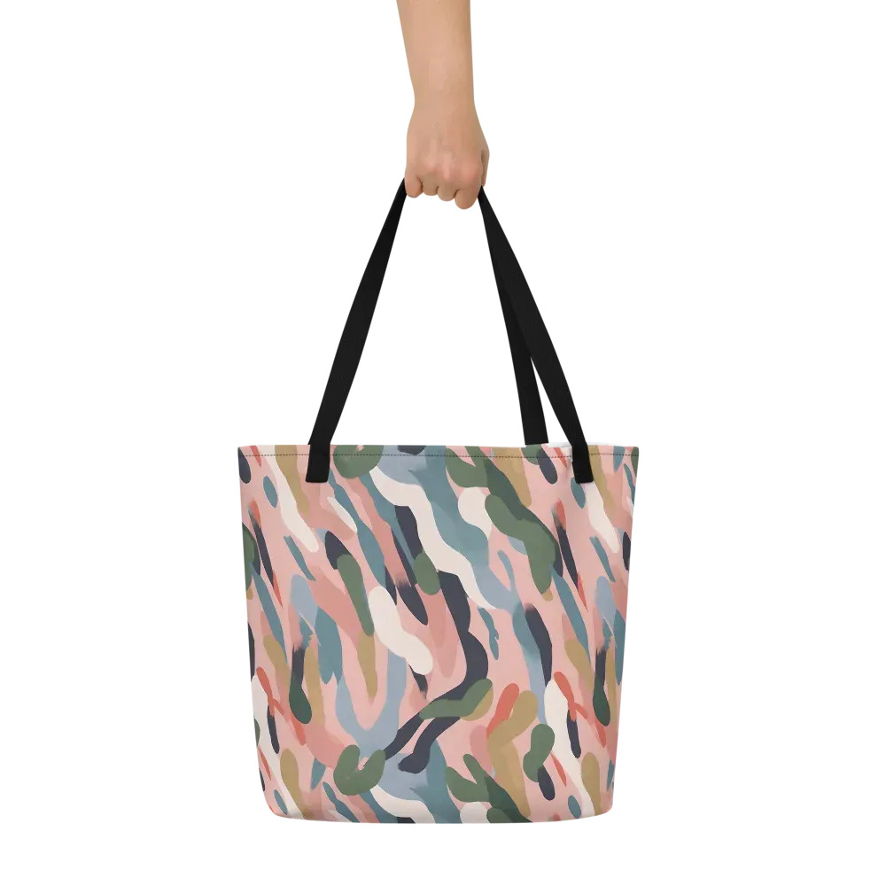 Blush Current on Large Tote Bag W/ Pocket — Front